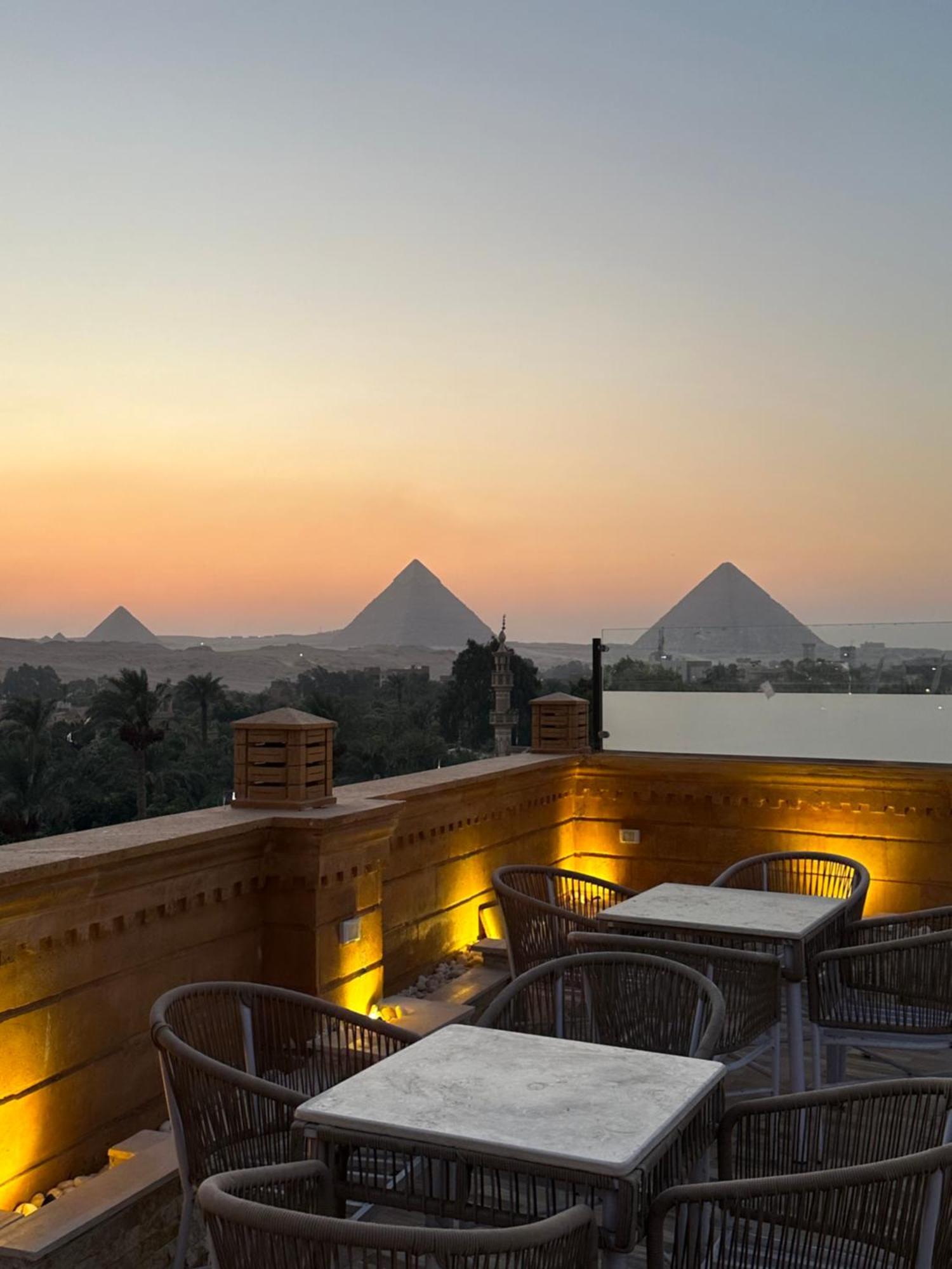 Taj Pyramids View Inn Kafrat al Jabal ภายนอก รูปภาพ