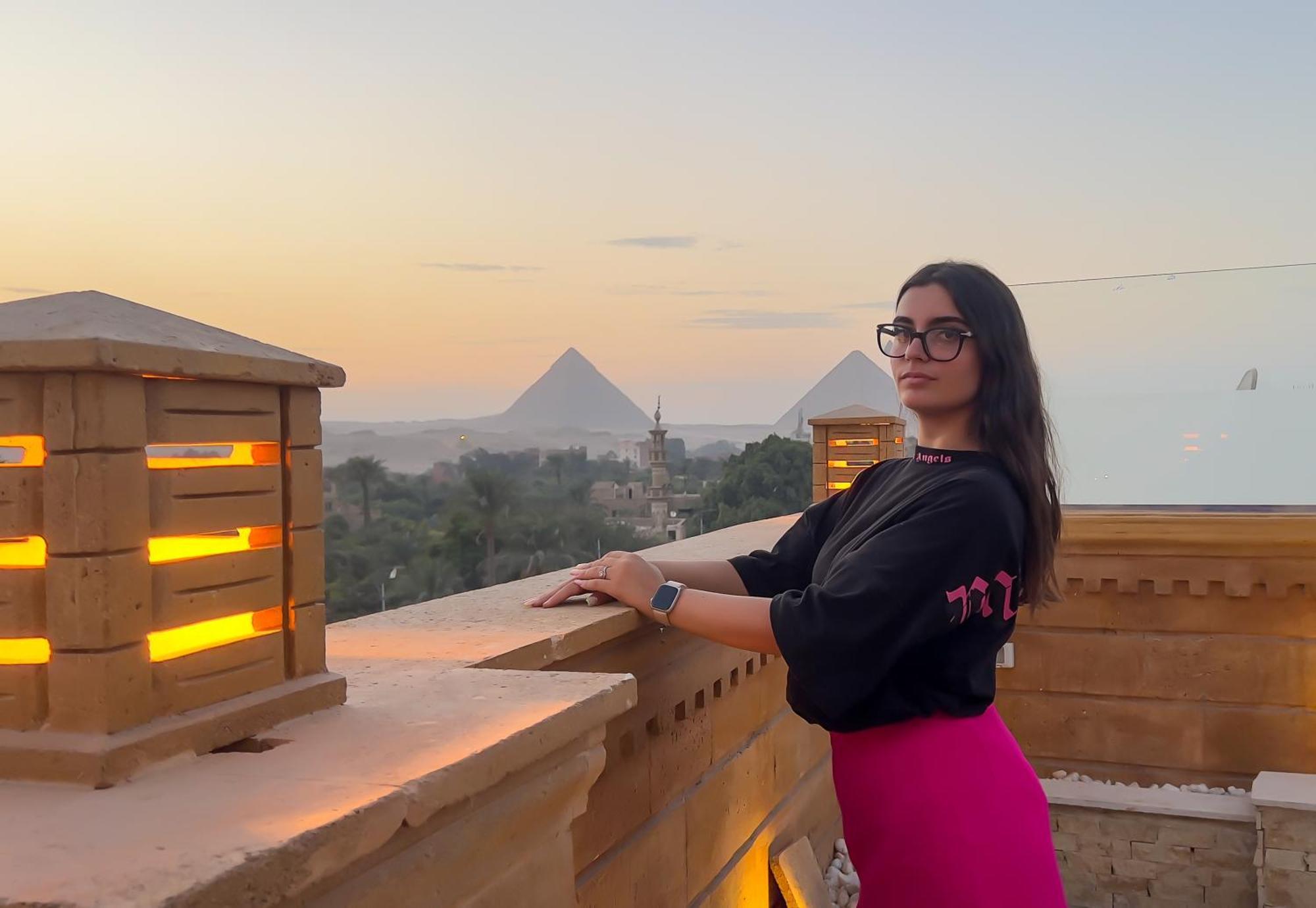 Taj Pyramids View Inn Kafrat al Jabal ภายนอก รูปภาพ