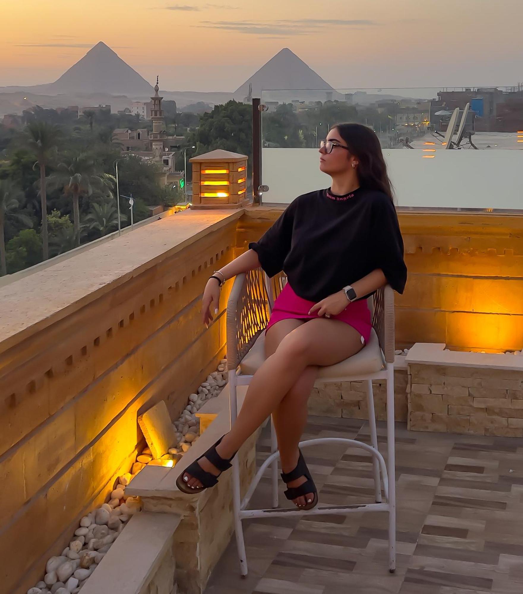 Taj Pyramids View Inn Kafrat al Jabal ภายนอก รูปภาพ