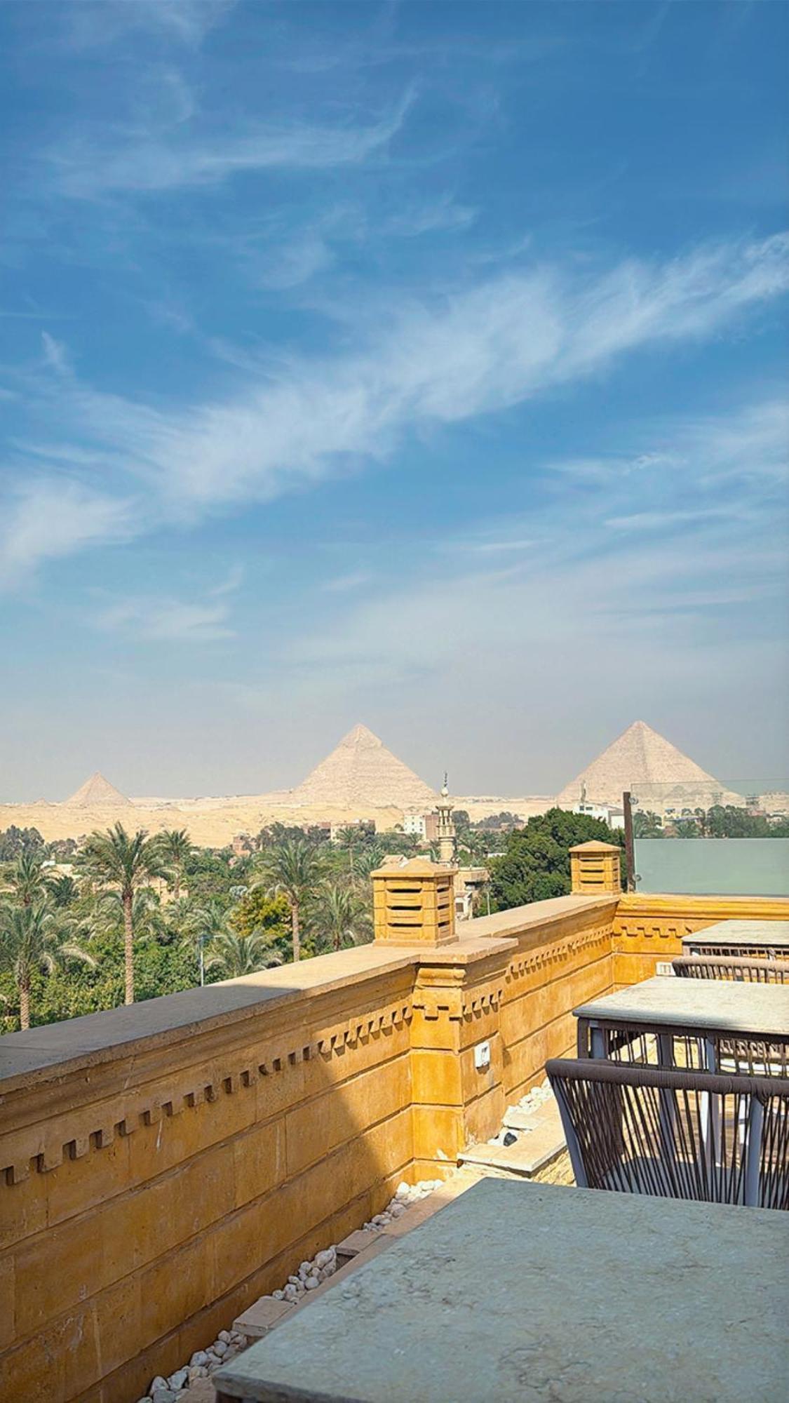 Taj Pyramids View Inn Kafrat al Jabal ภายนอก รูปภาพ