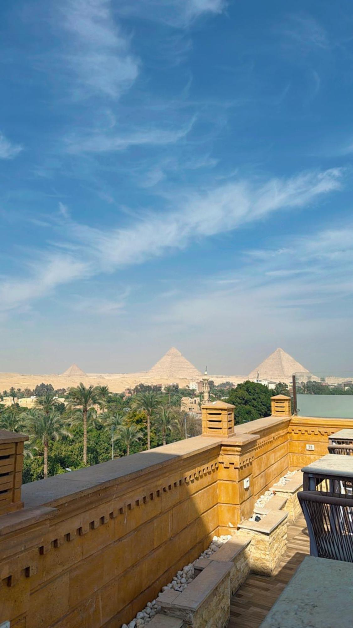 Taj Pyramids View Inn Kafrat al Jabal ภายนอก รูปภาพ