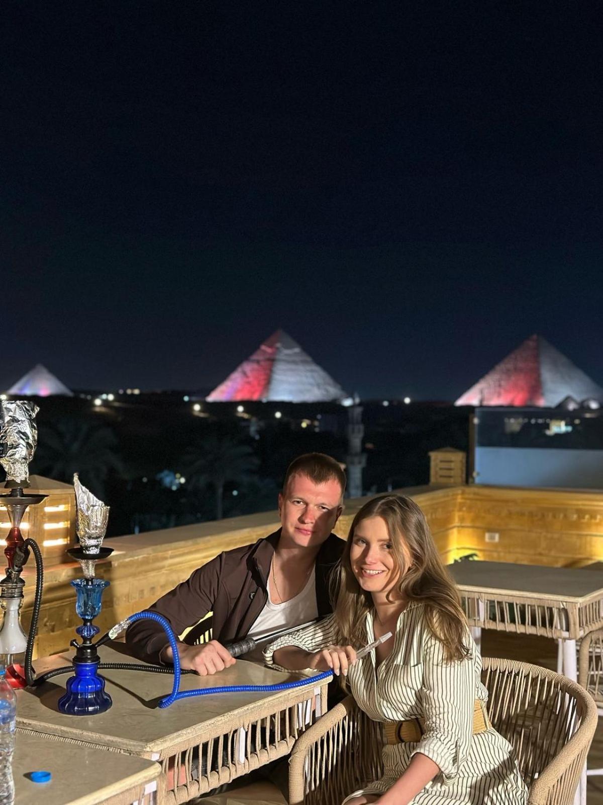 Taj Pyramids View Inn Kafrat al Jabal ภายนอก รูปภาพ